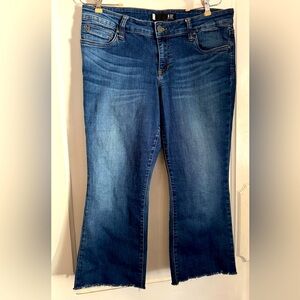 Kut From The Kloth Natalie High Rise Cropped Jeans Petite Size 12